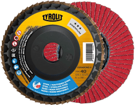 Tyrolit Fächerschleifs.CERABOND X125mm CA-40 gew. 