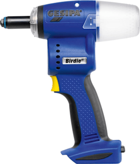 GESIPA Akku-Blindnietgerät Birdie in Karton o.Akku u. Ladegerät 