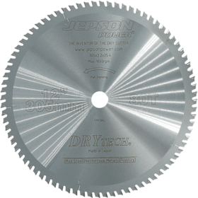 Jepson Power HM-Sägeblatt Drytech D=305x25,4x2,2mm 80Z für Stahl dünnwandig 