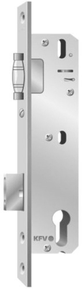 Rohrrahmen-Einsteckschloss 51-PZ-P6/35-24-K-41-B