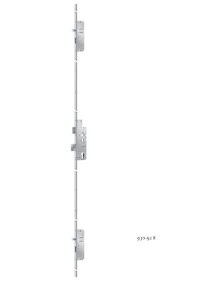KFV Panik-Mehrfachverriegelung EP930ESA Typ B298 mit Softlock-Falle, Edelstahlstulp, DIN Links/Rechts