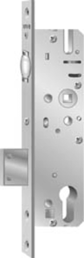 Rohrrahmen-Einsteckschloss 61-PZW/40-24-K-31-B