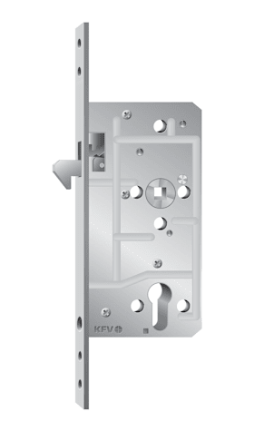 Pendeltür-, Schiebetür-, Glastür-, Fallen-, Riegel- und Spezialschloss für Holztüren 1631-PZW/60-24-K-41-M