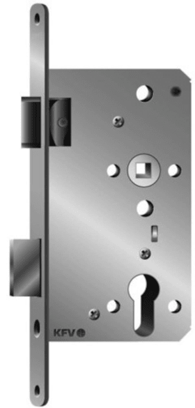 Stahltür-Einsteckschloss 167-1/2-PZW/55-R-20-A-31