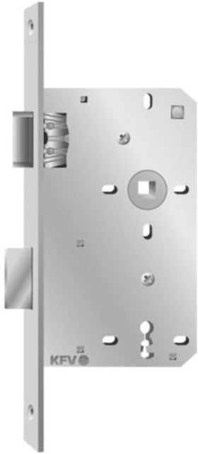 Einsteckschloss für Wohnungsinnen- und Abschlusstüren 106-1/2-BB/55-R-16-A-48