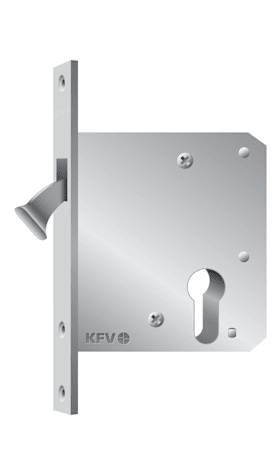 Pendeltür-, Schiebetür-, Glastür-, Fallen-, Riegel- und Spezialschloss für Holztüren 1620-WC/55-20-K-48-M