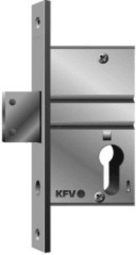 Rohrrahmen-Einsteckschloss 30-PZ/25-24-K-31-B