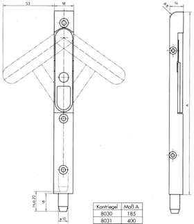 Kantriegel 8031/40-A
