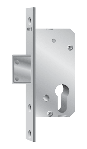 Rohrrahmen-Einsteckschloss 60-PZ-P6/40-24-K-41-B