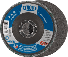 Tyrolit Vlieskompaktscheibe 125mm UW 3 S fine Vlieslamellen 
