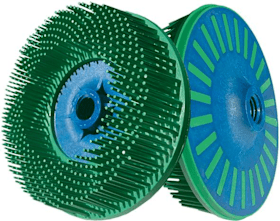 Tyrolit Radialschleifbürste M14 Ø 115x38mm A80 gelb 