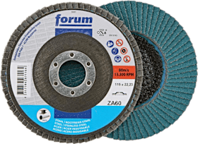 FORUM Fächerschleifscheibe 115mm, gerade, ZK 60 