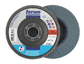 FORUM Fächerschleifscheibe 115mm, gerade, ZK 80 