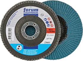 FORUM Fächerschleifscheibe 125mm, gerade, ZK 60 