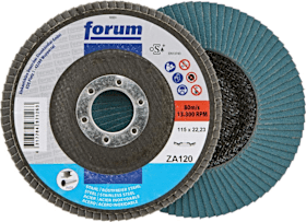 FORUM Fächerschleifscheibe 115mm, gewölbt, ZK 120 