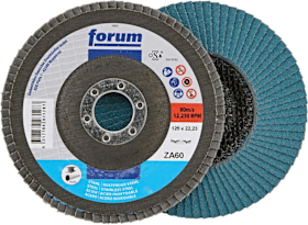 FORUM Fächerschleifscheibe 125mm, gewölbt, ZK 60 