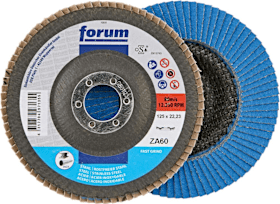 FORUM Fächerschleifscheibe 125mm, gewölbt, ZK 60 