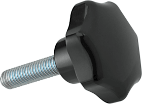 fortis Sterngriff DIN6336A Duroplast, Form L, 32mm, M 6x15, Inhalt: 5 Stück 