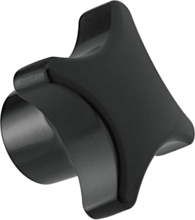 fortis Kreuzgriff DIN6335 Duroplast, Form K, 32mm, M 6, Inhalt: 5 Stück 