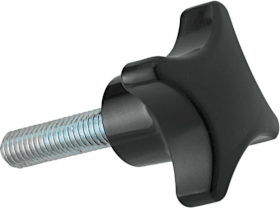 fortis Kreuzgriff DIN6335A Duroplast, Form L, 40mm, M 8x30, Inhalt: 5 Stück 