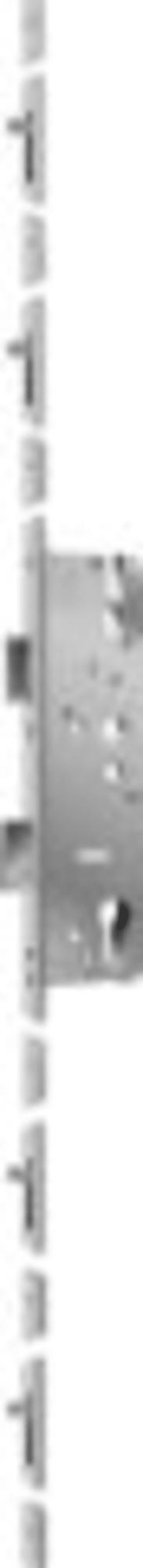 KFV Mehrfachverriegelung drückerbetätigt hell, flachstulp 16 mm, SKG 2, DIN LS