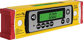 Stabila Elektronik-Wasserwaage TECH 196 DL 23cm IP 67 