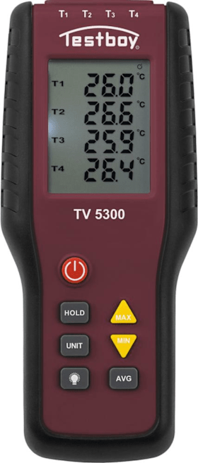 Testboy Vier-Kanal-Thermometer  TV 5300