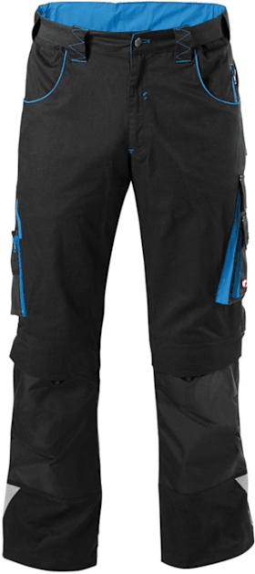 fortis  H-Bundhose 24, schwarz/türkis, Gr. 54 schwarz/türkis, Gr. 54