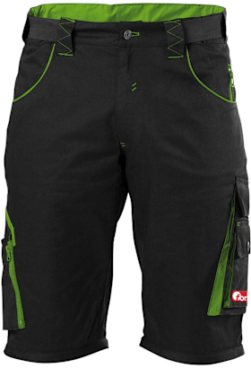 fortis  Herren Bermuda 24,schw./limegreen, Gr. 46 schw./limegreen, Gr. 46