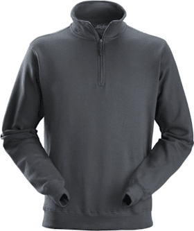 Hultafors Sweatshirt Troyer XL,stahlgrau