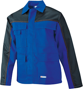 Planam Jacke Weld Shield, Gr.52,kornblau/schwarz