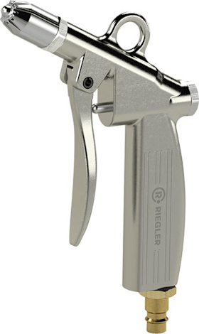 Riegler Blaspistole Aluminium, dosierbar, Stecker NW7,2 Sich.-Düse 