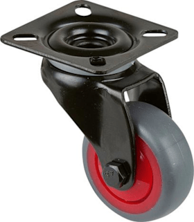 BS Rollen Lenkrolle A800.A85.03 mit Platte,Ø 50,B 20mm 50kg TPR