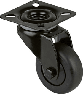 BS Rollen Lenkrolle A800.A85.050 mit Platte,Ø 50,B 20mm 50kg TPR