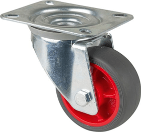 Lenkrolle L400.B44.03 Rad Ø 80mm 100kg, Stahl verzinkt