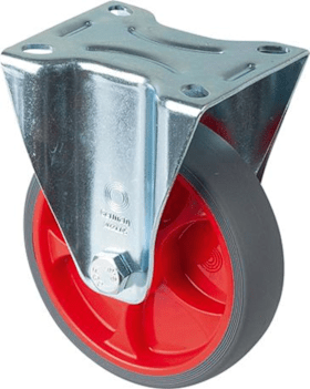 Bockrolle L410.B44.03 Rad Ø 125mm 120kg, Stahl verzinkt