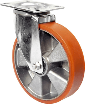 Lenkrolle LS400.B90 Rad Ø 125mm 200kg, Stahl verzinkt