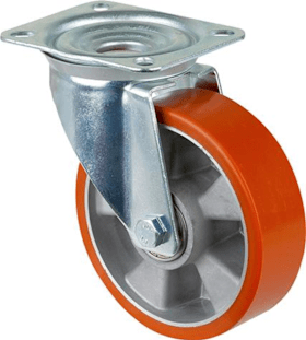 BS Rollen Lenkrolle L400.B90 Rad Ø 160mm 300kg, Stahl verzinkt