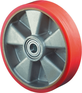 Rad B90, Ø 160 orange Achs Ø 20, 600kg