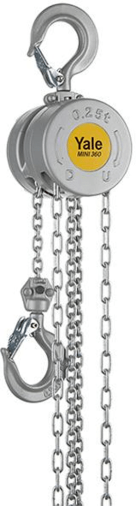 YALE Stirnradflaschenzug YaleMINI 360 0,25t 6m HubHub 6,0 m Tragkraft 250 kg