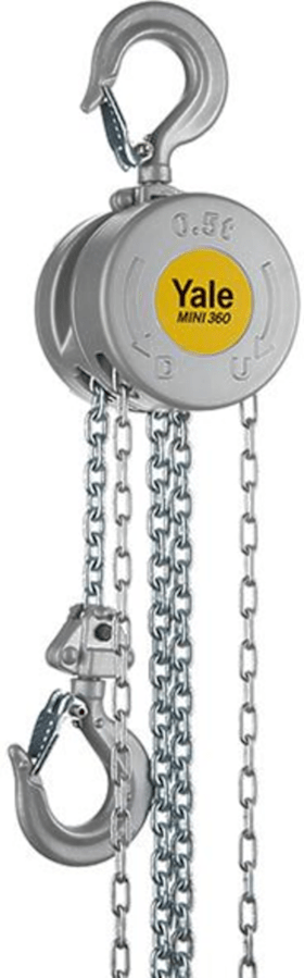 YALE Stirnradflaschenzug YaleMINI 360 0,5t 6m Hub Hub 6,0 m Tragkraft 500 kg