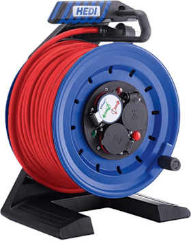 HEDI Kabeltrommel Kunstst. H07RN-F 3G1,5 40m r