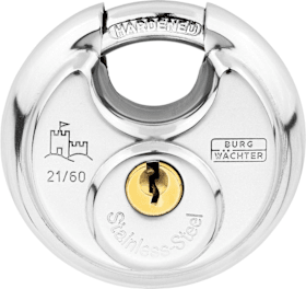 BURG-WÄCHTER Diskusschloss Circle21/60Edelstahl