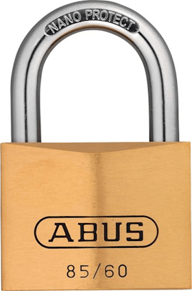 ABUS Vorhangschl. Messing 85/60 gl.-2703