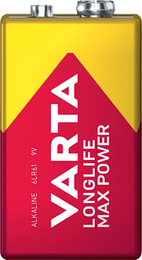 VARTA Batterie MAX TECH 9V-Block Blister a 1 Stück 
