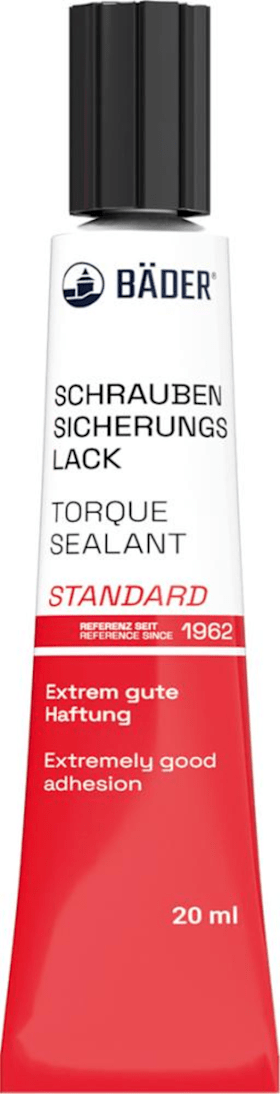 Bäder Schraubensicherungslack Standard 20 ml Tube rot