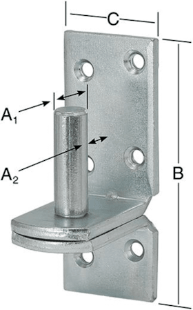 Vormann Aufschraubkloben DII 10x85 mm verz.