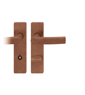 FSB Drückergarnitur 72 1015. KS eck.WC/SS78/8 (8).DR.TS 39-48.h-bronze