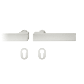 FSB Drückergarnitur 15 1183,rd.,PZ,8,ähnl.RAL 9016,TS 39-48,o.No.