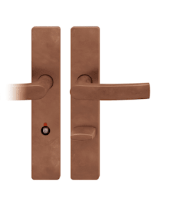 FSB Drückergarnitur 72 1015. LS eck.WC/SS78/8 (8).DL.TS 39-48.h-bronze